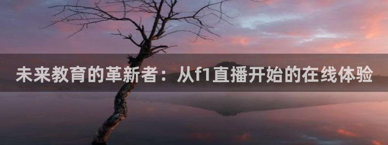 未来教育的革新者：从f1直播开始的在线体验